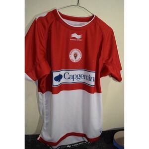 Burrda Biarritz OIympique France Team 2014 HOME SHIRT Rugby JERSEY MENS 3XL Red